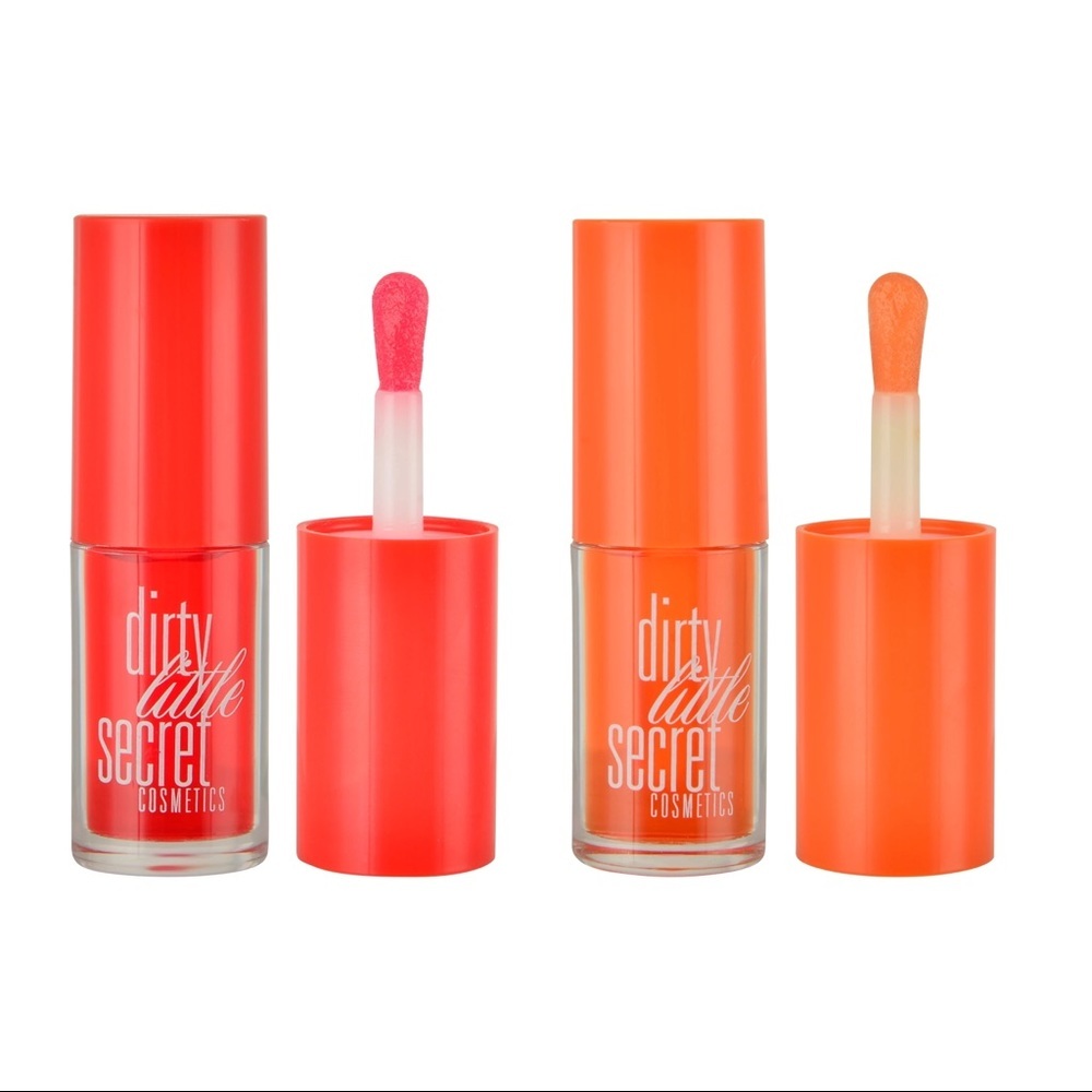 DIRTY LITTLE SECRETS || Cherry + Orange Lip Oil Duo 🧡NIB🧡